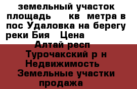 земельный участок площадь 2800кв. метра в пос Удаловка на берегу реки Бия › Цена ­ 400 000 - Алтай респ., Турочакский р-н Недвижимость » Земельные участки продажа   